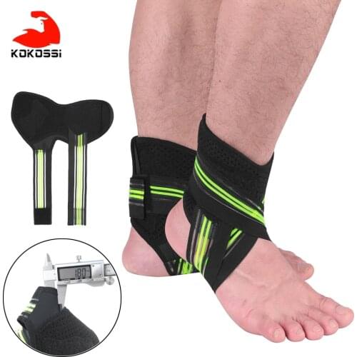KoKossi One Piece Protective Football Ankle Support Basketball Ankle Brace Compression Nylon Strap Belt Ankle Protector