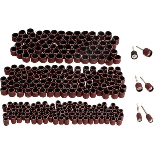 Dophee 306Pcs Dremel Accessories Grit 80 Sanding Flap Wheel Rotary Tools Abrasive Sanding Paper Grinding Polishing Woodworking