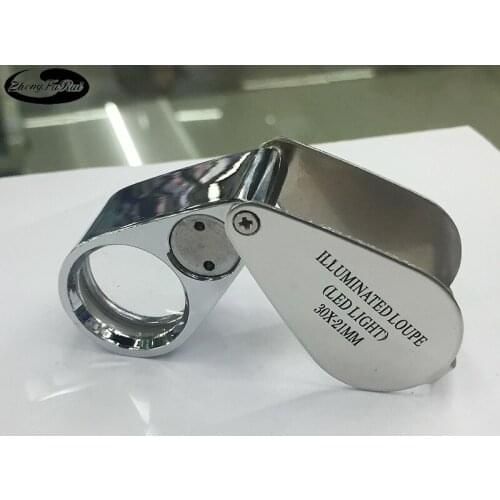 Multifunctional Magnifying Glass Metal Magnifying Glass Metal Led Jewelry Magnifying Glass Mg21007 Magnifying Glass
