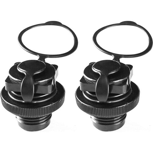 2 pcs Air Valve Nozzle Caps for Inflatable Boat Kayak Raft Mattress Airbed Inflatable Pump Adapter for SUP Board