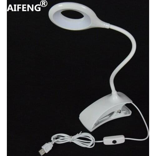 AIFENG desk light reading led Clip Flexible 16leds usb led desk lamp with clamp usb table lamps for study usb desk lamp