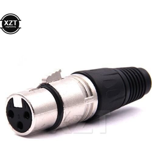 Newest Three core balance card dragonmother about this head Microphone XLR cannon female head microphone plug