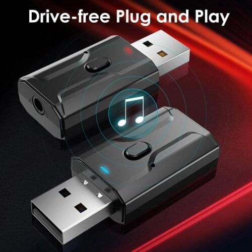 New Universal Portable Mini USB Wireless Audio Adapter Audio Receiver Transmitter 2 In 1 Easy To Connect Widely Used Transmitter