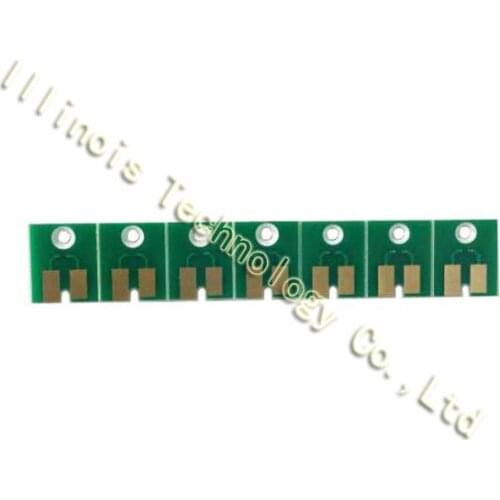 One-time Chip for Mimaki LH100-0597 UV Cartridge 7 colors CMYKLCLMWh printer parts