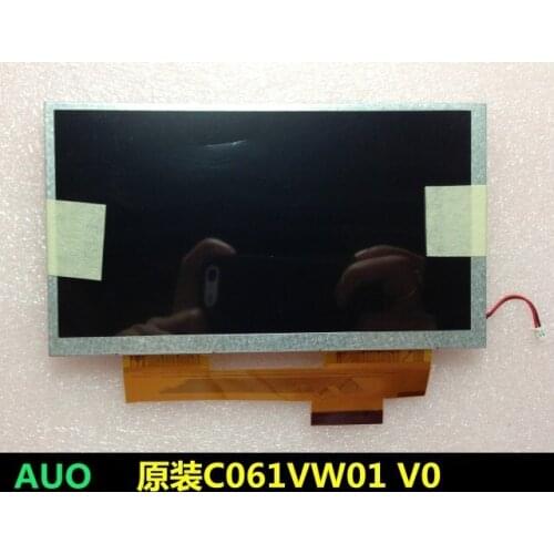 Original au 6.1 a061vw01 v0 car dvd lcd touch screen calendar