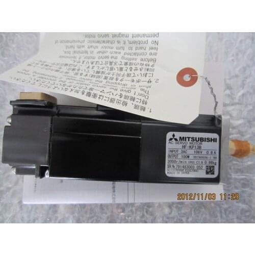 Original new Japan Mitsubishi servo motor 100W HF-KP13B/HF-KP13BD