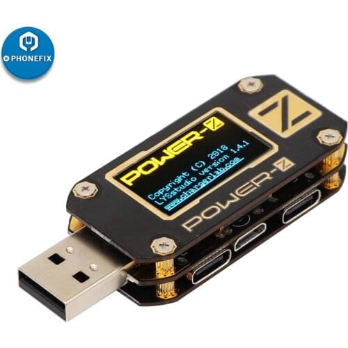 POWER-Z Portable USB Tester Type-C Micro USB Digital Voltmeter QC3.0/PD Voltage Current Power Detector Phone Motherboard Repair
