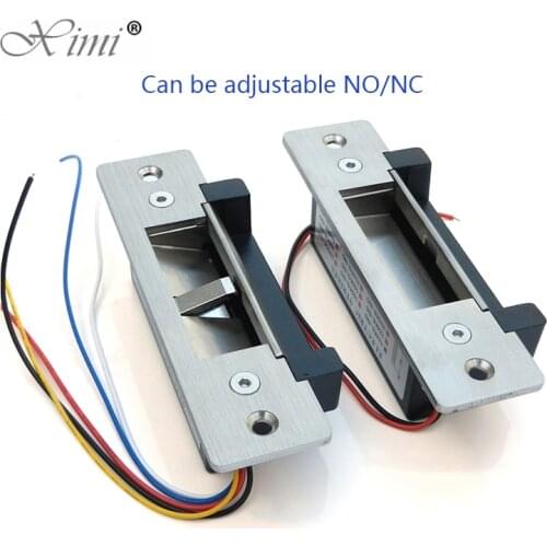 Can Adjustable NO/NC Original Stainless Steel Sturdiness Narrow Frame Fail Secure ANSI standard Heavy Duty Electric Strike Lock