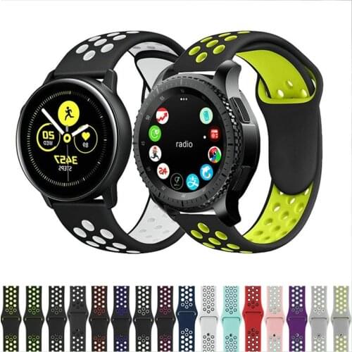 Band For Samsung Galaxy watch 3 active 2 45mm 46mm 40mm 22mm 20mm strap Amazfit 2e/GTS2 Mini/GTR 42mm/47mm GTS/2/Bip Bracelet