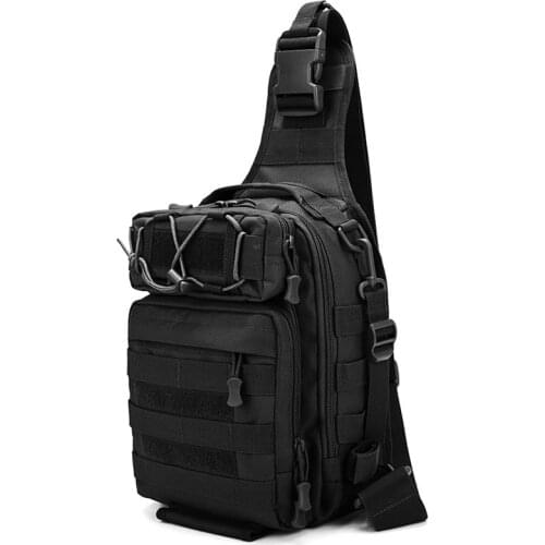 Outdoor Tactical Chest Bag Camouflage Hunting Shoulder Bag Military Camping Fishing Backpack Multi Function Travel Sport Pack