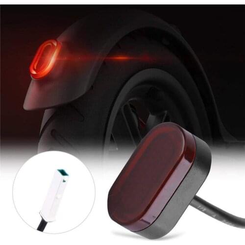 Electric Scooter Tail Light for Xiaomi Mijia M365 M187 Scooter Rear Brake Lamp Stoplight Safety Light Scooter Accessories