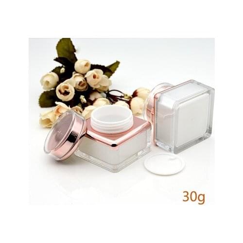 10/20pcs 15g 30g 50g Cosmetic Jar Empty Acrylic Cream Cans, ,Sample Vials,Cosmetic Container New