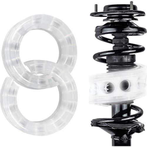 2pcs Car Shock Absorber Spring Bumper Power Auto-buffers C D Type Springs Bumpers Cushion For Car Accessories AutoBuffer Cushion