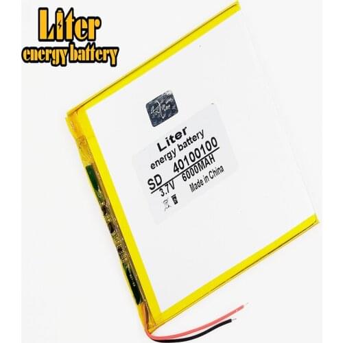 3.7V 6000mAh 40100100 Battery Tablet PC tablet generic brand of rechargeable lithium polymer battery