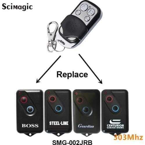 303MHz Boss Guardian Steel Line Garage Remote 2211L BHT4/BOL4/BOL6/BRD1 Replacement Gate Controller
