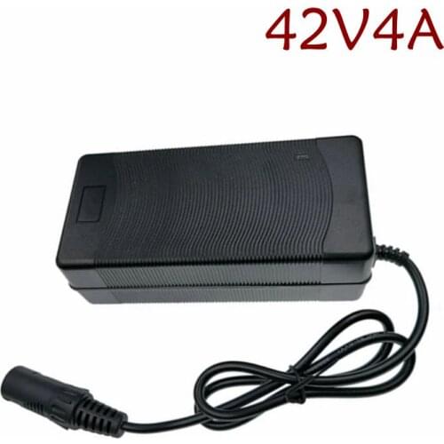 36V Charger 42V 4A electric bike lithium battery charger for 36V lithium battery pack with 3-Pin XLR Socket/connector