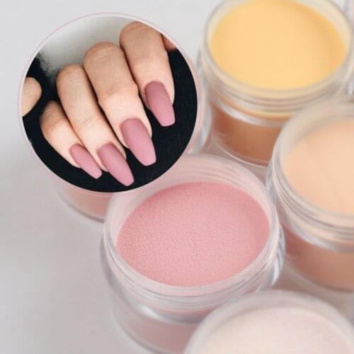 Nude Acrylic Powder Charm Nail Art Crystal Pigment Powder Nails Decoration Professional Manicure Extension Dust Supplies