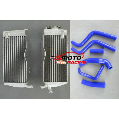 ALUMINUM RADIATOR & red HOSE For Honda CR250R CR250 CR 250 R 90 91 1990 1991