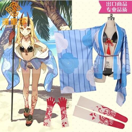 Anime Fate Apocrypha Semiramis Sammu-ramat Assassin Shuten Douji Cosplay Costume Women Swimsuit Suit