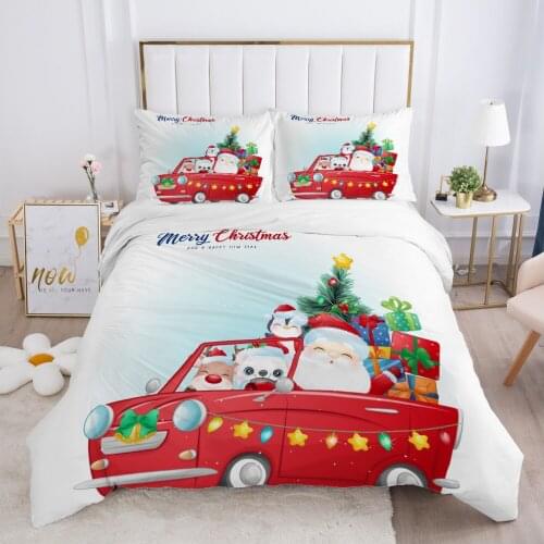 Children Bedding set for Kids Baby Child Girls boy140x200 Single Quilt/Comfortable/Duvet Cover Set Bed Linens Cute christmas