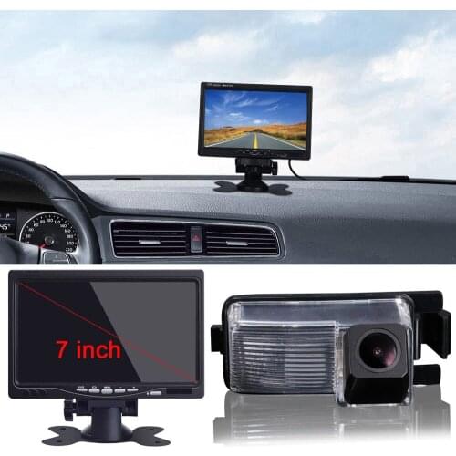 For Nissan Tiida Livina cube fairlady 350Z 370Z skyline Car Rear View Back Reverse Camera and 7inch Monitor Display LCD