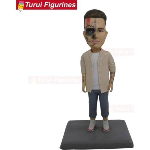 Halloween boy ghost pop figurines miniature sculpt art work birthday gift game figurines brolly sexy anime figurine sculpture