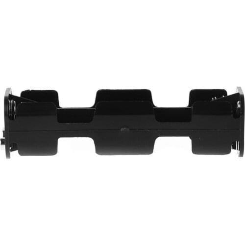 T3EE Battery Box Long Strip 8x AA Case Holder 12V Double Side Back Storage 9V Button Container DIY Soldering Connecting