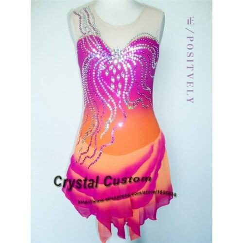 Hot Sales Figure Skating Dress Hot New Brand Ice Skating Dress For Competition Customized DR3152