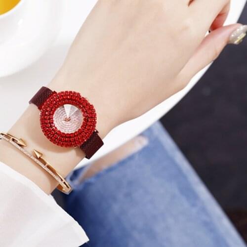 Gorben Fashion Ultra Thin Mesh Belt Quartz Watch Female Clock Wristwatch Ladies Wrist Watch Simple Womans Watches