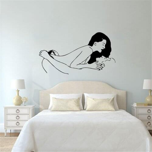 Wall Sticker Mural Decal Vinyl Decor Man And Woman Love And Passion Art Decor Modern Design Wall Sticker