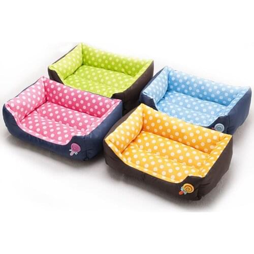 New Cotton Lint Dog Bed Waterproof Nest Dog Baskets Mat Soft Pet Bed Autumn Winter Warm Cozy Dog Cat House Pet Products Cat Bed