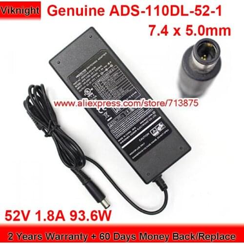 Genuine ADS5218-OS-HON Ac Adapter 52V 1.8A for NETWORK VIDEO RECORDER NVR301-16L-P8 Power Supply