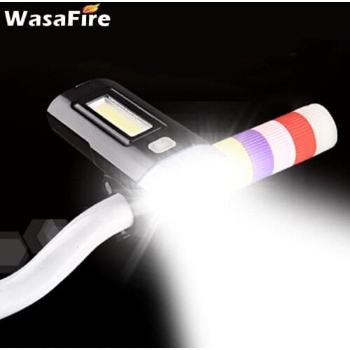 Wasafire Bicycle Front Lights COB Work Light USB Charging Outdoor Camping Fishing Lights Work Maintenance Searchlight Lantern