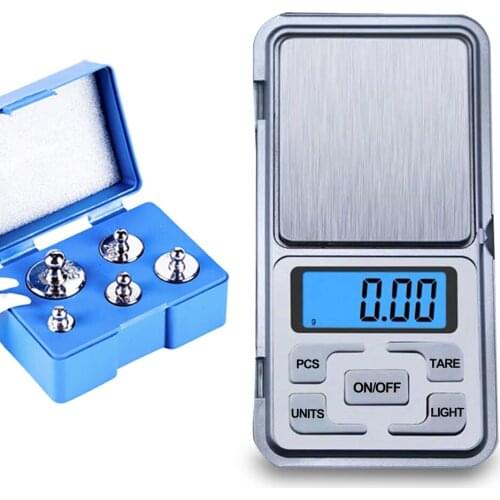 Kingneed Portable Pocket Digital Gram Scale Precision 500g Max Reloading with LCD Backlight Screen For Power or Golden Jewelry