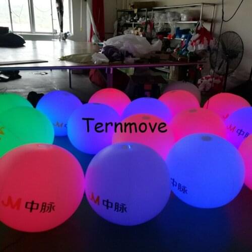 Ceiling Decorative Led Inflatable Lighting Balloons remove control led beach ball for summer water party concert