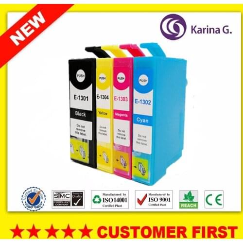 Compatible for Epson T1301 T1302 T1303 T1304 Ink Cartridge suit for Epson B42WD BX525WD BX535WD BX625FWD BX630FW BX635FWD etc
