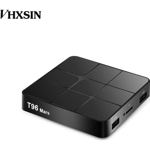 VHXSIN 10PCS/LOT t96 mars Android 7.1 TV BOX with Amlogic S905W Quad Core CPU Bt 1GB/2GB RAM 8GB 16gb