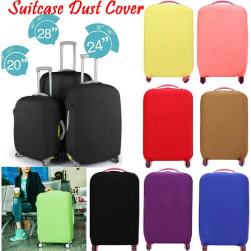 18''-24'' Protective Case Solid Wehyah Elestic Travel Luggage Cover Suitcase Covers Travel Accessories Women Dust Cover