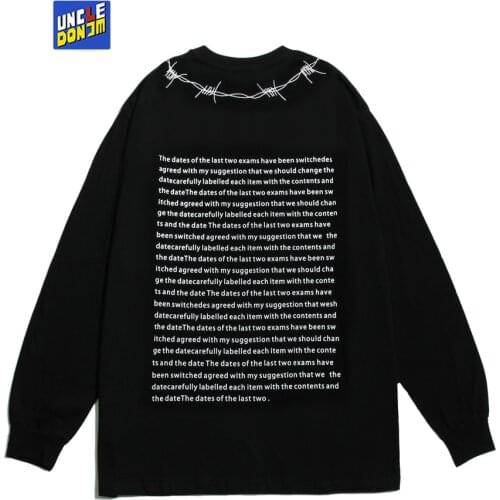 UNCLEDONJM Graphic tees men streetwear High Street oversized tshirt retro tshirt Tops Tees tshirt for women harajuku tshirt 8809