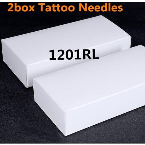 100pcs Professional Tattoo Needles 1RL Disposable Assorted Sterile 1 Round Liner Needles For Tattoo Body Art Free Shipping