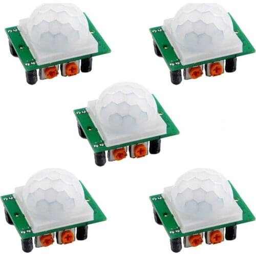 5pcs/lot Hc-sr501 Pir Motion Ir Sensor Body Module Infrared Suitable For Arduino