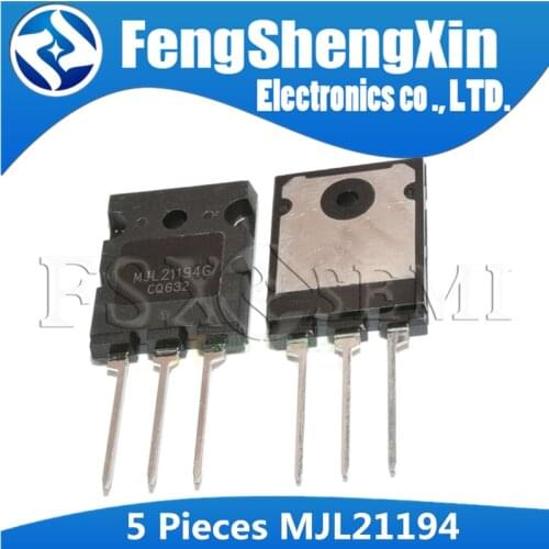 5pcs/lot MJL21194 MJL21194G TO-3P Silicon NPN Power Transistor