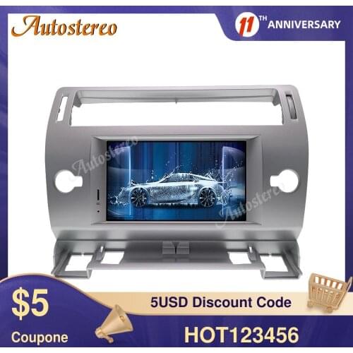 Android 10.0 64 DSP For Citroen C4 Quatre Triumph 2004-2012 Car DVD Player Multimedia GPS Navigation Auto Radio Stereo Head Unit