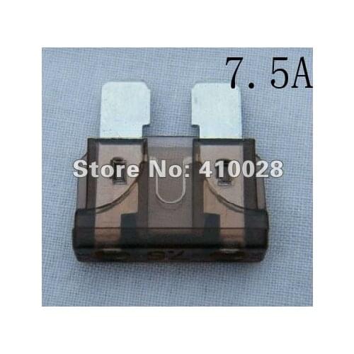 Free shipping auto blade fuse ----7.5A Medium blade fuse