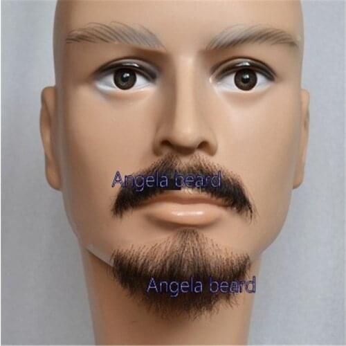 FXVIC free shipping factory wholesale man black short beard, short moustache