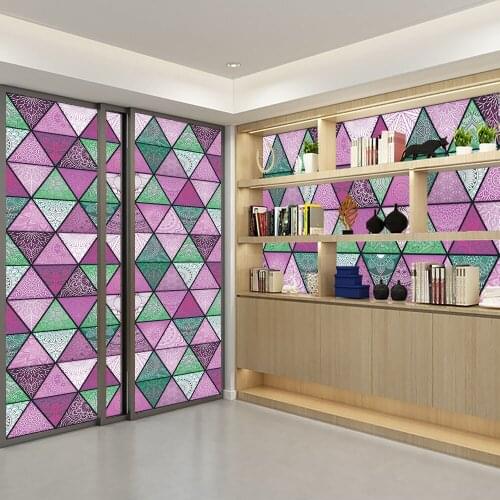 Kitchen bathroom staircase deco wallpaper Waterproof self-adhesive wall stickers table renovation stickers Mandala tile sticker