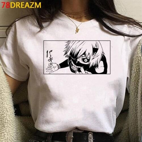 Tokyo Ghoul t shirt male print harajuku kawaii 2021 couple t-shirt plus size tumblr ulzzang