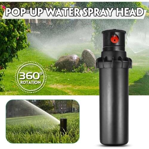 Grassland Integrated Sprinkler High pressure 360 Degrees Rotating Watering Pop-up Spray Head Sprinkler Watering 5.0-15.2 Meter R