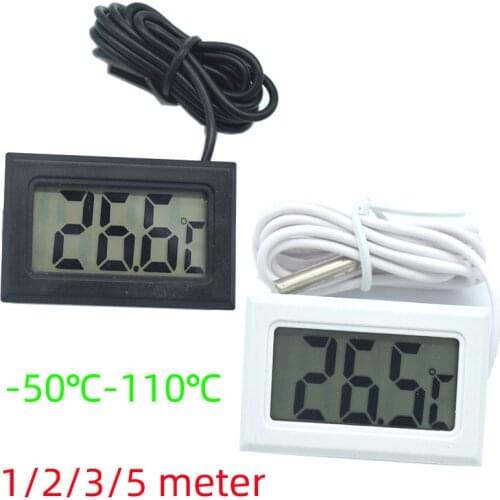 -50 to 110 Thermometer Mini Digital LCD Display Gauge Car Air-Conditioner Tester Interior Temperature Meter Tools Temperature