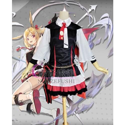 Game Arknights Sora Cosplay Costume full set outfit and wig Halloween Carnival costume for women adults
